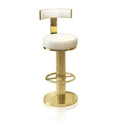 Privilege Bar Stool Cream Gold-6991222