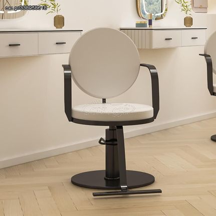 Privilege Barber Chair Gray Black-6991224