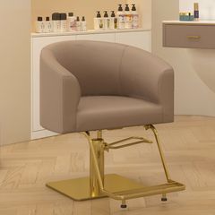 Privilege Barber Chair Brown Gold-6991226