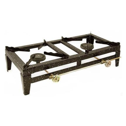 Διπλή Επιτραπέζια Εστία Αερίου Calfer Gas BA-200