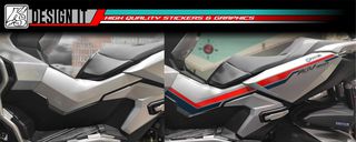 HONDA ADV 350 GEN1 2022 - FULL BODY & WHEELS STICKER SET - RED BLUE-thumb-3