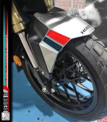 HONDA ADV 350 GEN1 2022 - FULL BODY & WHEELS STICKER SET - RED BLUE-thumb-4