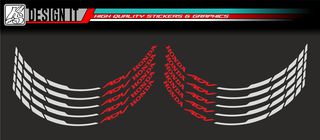 HONDA ADV 350 GEN1 2022 - FULL BODY & WHEELS STICKER SET - RED BLUE-thumb-10