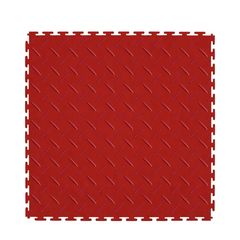Πλακάκι συνεργείου από pvc ITIA κόκκινο 50x50x0.6cm 1τμχ.