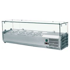ΠΡΟΣΦΟΡΑ!!! Βιτρίνα VRX Setup 120 cm για 5 λεκανάκια GN 1/4