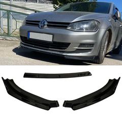 Μαρκέ άριστης ποιότητας Μπροστινό Spoiler Για Golf 7 12-17 Standard Έκδοση Μαύρο Χρώμα Από Abs Πλαστικό 3 Τεμάχια	