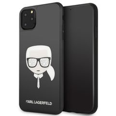 Karl Lagerfeld Back Cover Θήκη Σιλικόνης για iPhone 11 Pro Max - Μαύρο