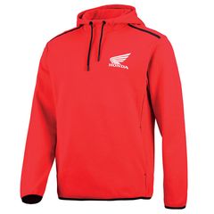 CORE HOODED SWEATSHIRT RED