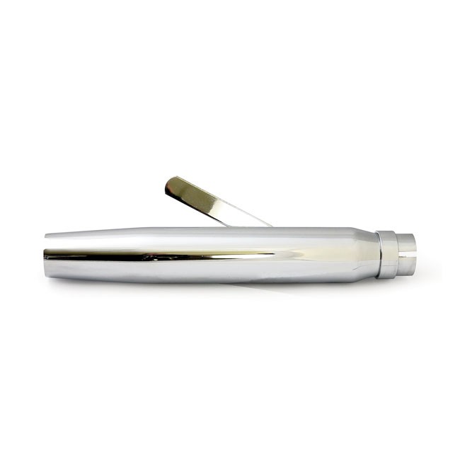 Tapered universal muffler16" long chrome