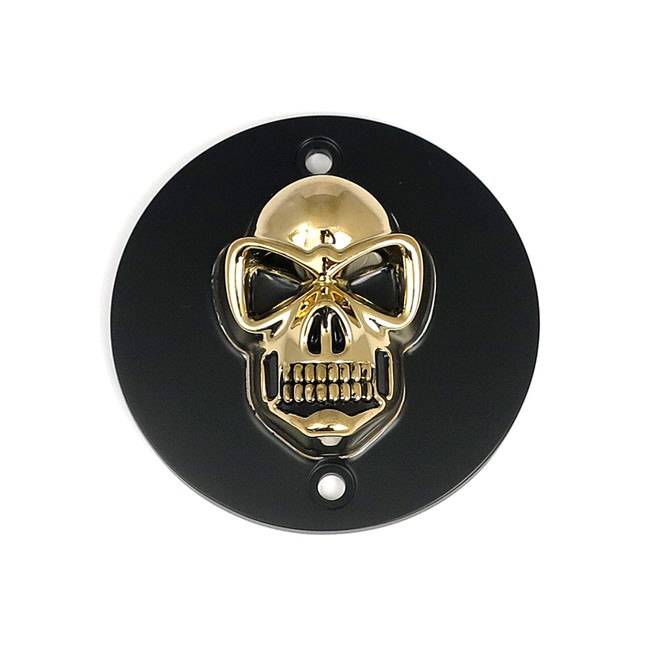 BLK & GOLD SKULL POINT CVR VERTICAL