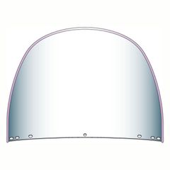 NC Repl. Beaded Heavy Duty™ Windshield - Top window