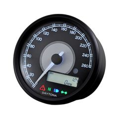 Daytona Velona Ηλεκτρονικό Ταχύμετρο 80mm , 260 kmh/mph | Daytona Velona speedometer