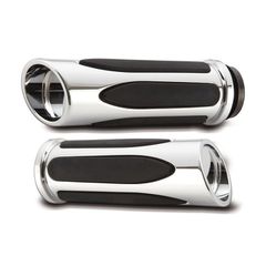 Arlen Ness Χειρολαβές / Grips μοτοσυκλέτας για Harley Davidson billet Deep Cut Comfort grips. Chrome