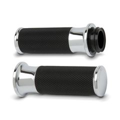 Arlen Ness Χειρολαβές / Grips μοτοσυκλέτας για Harley Davidson Fusion billet smooth grips chrome