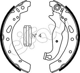 153-148 ΣΙΑΓΟΝΕΣ ΦΡΕΝΩΝ MAZDA  2 II (DE)  1.3 16V  807-