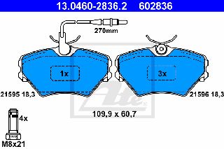 602836 - TAKAK. RENAULT LAGUNA I (B56_, 556_) (93-0