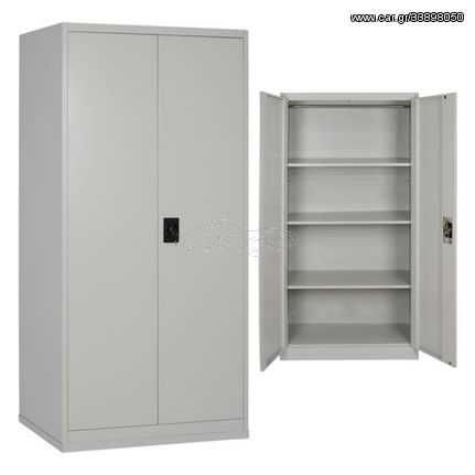 ΝΤΟΥΛΑΠΑ ΜΕΤΑΛΛΙΚΗ ME 4 ΑΠΟΘΗΚΕΥΤΙΚΟΥΣ ΧΩΡΟΥΣ 90Χ40Χ180 HM5683