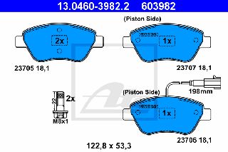 603982 - ΤΑΚΑΚΙΑ FIAT PUNTO EVO,STILO,DOBLO(119),BRAVO II(198),500