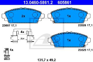 605861 - TAKAK. HONDA ACCORD VI (CK, CG, CH, CF8) (