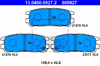 605927 - TAKAK. ISUZU TROOPER II (UB) (91-00)