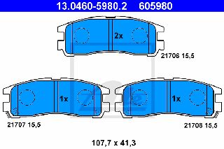 605980 - TAKAK. CHRYSLER SEBRING (JR) (00-07)