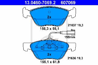 607069 - ΤΑΚΑΚΙΑ ALFA ROMEO 155156,FIAT MULTIPLA,LANCIA LYBRA