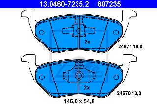 607235 - ΤΑΚΑΚΙΑ ΟΠΙΣΘ.FORD MAVERICK (01-07)