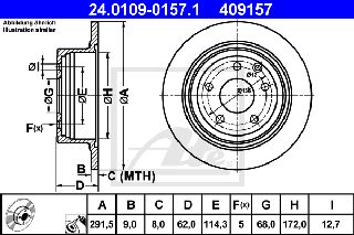 409157 - ΔΙΣΚΟΙ ΦΡ. NISSAN JUKE (F15) (10-)