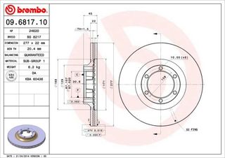 09.6817.10 ΔΙΣΚΚΕΣ MITSUBISI L300 4X4