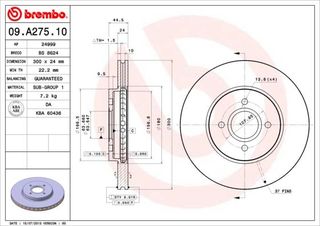 09.A275.10 ΔΙΣΚΚΕΣ ΕΜ.FOCUS ST170