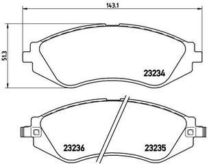 P15002 ΣΕΤ ΤΑΚΑΚΙΑ DAEWOO LANOS 97-