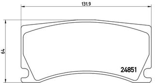 P36024 ΤΑΚΑΚ.ΕΜΠΡ.P-308 (ΔΑΓΚ.ALCON) ΓΙΑ ΔΙΣΚΟΥΣ 380ΜΜ