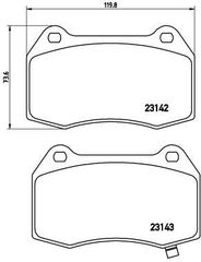 P56047 ΣΕΤ ΤΑΚ.ΕΜ.NISSAN 350Z 3.5 03-