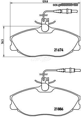 P61057 ΣΕΤ ΤΑΚΑΚΙΑ ΦΡ.ΕΜ.PEUGEOT 406