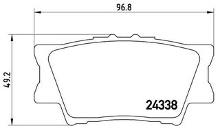 P83089 ΤΑΚΑΚΙΑ ΟΠ.RAV 4 III 2.0 VVTI