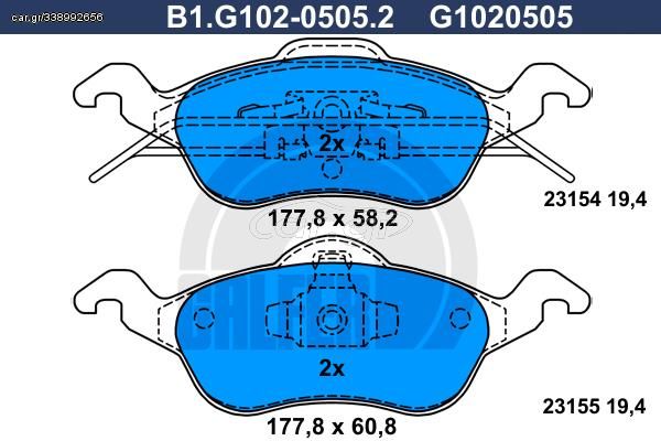 G1020505 - ΤΑΚΑΚΙΑ - FORD FOCUS I (98-04)