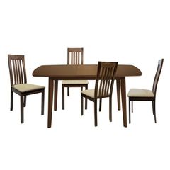 ΣΕΤ ΤΡΑΠΕΖΑΡΙΑ 5 ΤΜΧ ΤΡΑΠΕΖΙ ΚΑΡΥΔΙ - ΚΑΡΕΚΛΕΣ ΜΑΣΙΦ HM10031