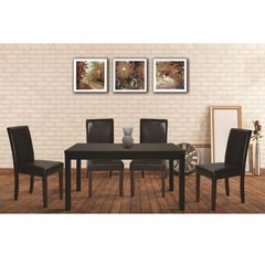 ΣΕΤ ΤΡΑΠΕΖΑΡΙΑΣ 5ΤΜΧ ΤΡΑΠΕΖΙ 120x80cm - 4 ΚΑΡΕΚΛΕΣ HM11367