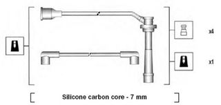 MSK845-ΣΕΤ ΜΠΟΥΖΟΚΑΛΩΔΙΑ 5 ΤΕΜ.[40] [40506060]SUZUKI BALENO