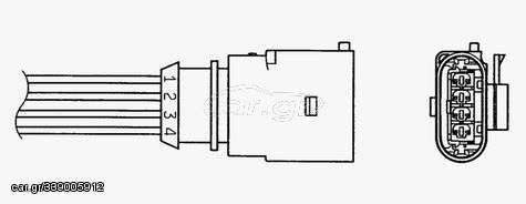 OZA629V5 (1722) ΑΙΣΘΗΤ.Λ VW GOLF 1.4 TSI 06-