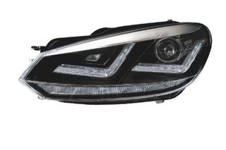 LEDHL102-CM ΣΕΤ ΦΑΝΟΙ LED XENARC CHROME VW GOLF VI (ΜΕ ΦΑΝ.ΑΛΟΓΟΝΟΥ)(12V70W-6000K)