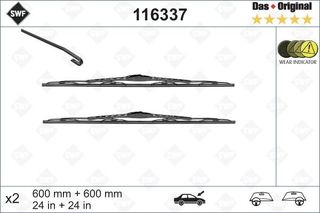 116337 ΜΑΚΤΡΑ X2 SWF STANDARD (600+600MM) OPEL