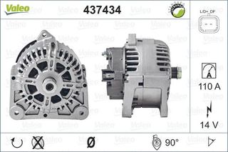 437434 ALTERNATOR - NISSAN ALMERA II, MICRA III - RENAULT CLIO II, MEGANE II, SCENIC II