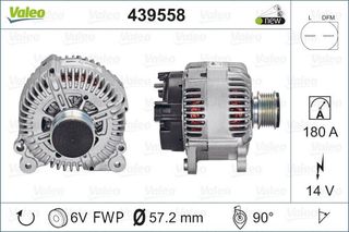 439558 ALTERNATOR (NEW) 180A OCTAVIA 1,9TDI 04-10