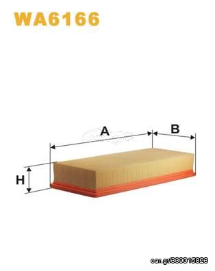 WA6166 - ΦΙΛΤΡΟ ΑΕΡΑ AUDIVW 80100PASSATJETTA 78-92