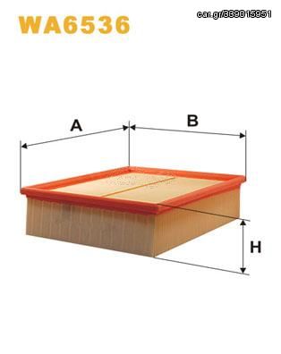 WA6536 ΦΙΛΤ ΑΕΡΟΣ AUDI A4 (B58D), A6 (4BC5), A6 QUATTROALLROAD, ALLROAD I (4BH); SKODA SUPERB; VO