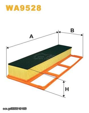 WA9528 ΦΙΛΤ ΑΕΡΟΣ ALFA ROMEO MITO; FIAT 500 II (NEW 500), DOBLO I, DOBLO II, FIORINO II, IDEA,PANDA