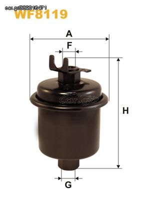 WF8119 ΦΙΛΤΡΟ ΚΑΥΣΙΜΟΥ HONDA ACCORE, CIVIC ,ROVER 400