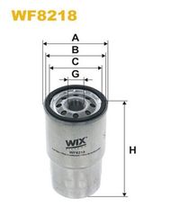 WF 8218-ΦΙΛΤΡΟ ΚΑΥΣΙΜΟΥ MAZDASUBARUTOYOTA 6(GG)RAV 4 IV(ZSA4,ALA4)HILUX VI(N1) 2.0 D-4D 98-18