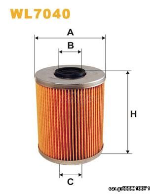 WL7040 ΦΙΛΤ ΛΑΔΙΟΥ BMW SERIE 3 (E36), SERIE 5 (E34), SERIE Z3, SERIE Z4 (E85E86)